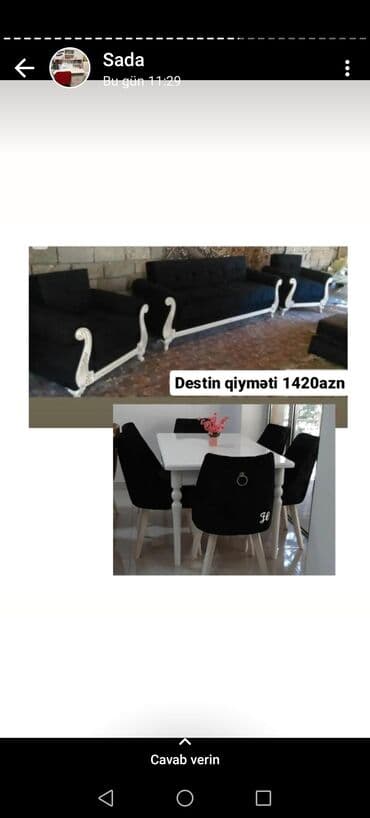 künc divani: Künc divan, Yeni, Açılan, Bazalı, Ödənişli çatdırılma — 27