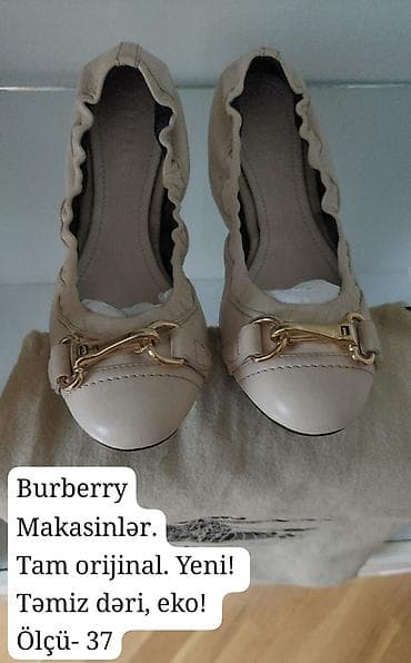 Burberry, Ölçü: 37, rəng - Bej, Yeni
