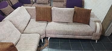 divan amerikanka: Künc divan, İşlənmiş, Açılan, Bazalı, Ödənişli çatdırılma — 4