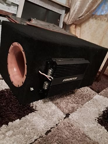 logitech g29 ikinci el: 1200 rms basovka macheta Labirent qutu Soundmax mono blok 2 ay — 3