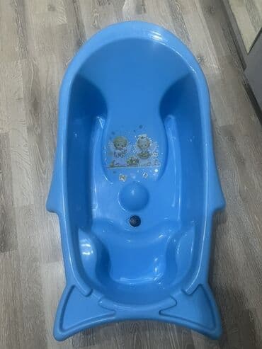 Məktəb çantaları: Məhsul: Uşaq vannası Təsvir: - Rəng: mavi - Material: möhkəm plastik — 3