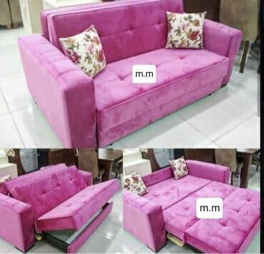 диван и кресло: Новый, Кресло-кровать, Ткань, Нет кредита, Бесплатная доставка в черте города — 14