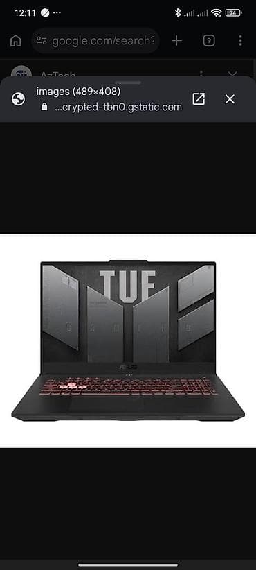 İşlənmiş ASUS TUF Gaming, 17.3 ", AMD Ryzen 7, 512 GB