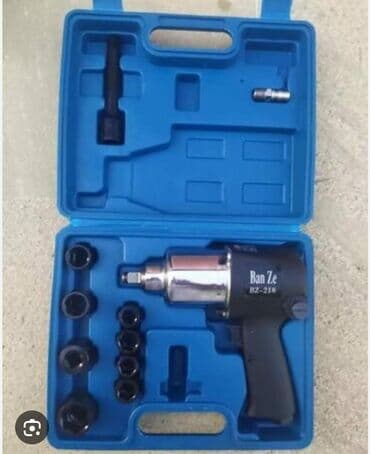 Ban Ze markalı BZ-218 model zərbə açarı dəsti, müxtəlif ölçülü