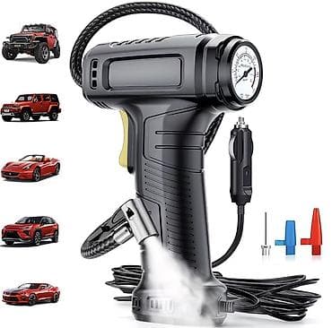 teker diskiler: Avtomobil şinləri üçün portativ kompressor (12V) - 12V siqaret — 1