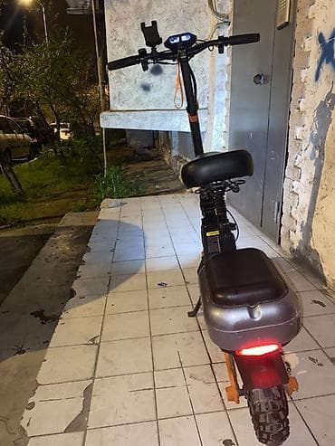 suktur: Elektrik skuter – Ruitoo ekranlı, oturacaqlı, arxa baqaj qutulu — 3