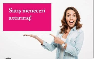 ozel bagcalarda is elanları: Satış meneceri tələb olunur, Yalnız qadınlar üçün, 18-29 yaş, 1-2 illik təcrübə, Ayda 2 dəfə ödəniş — 2