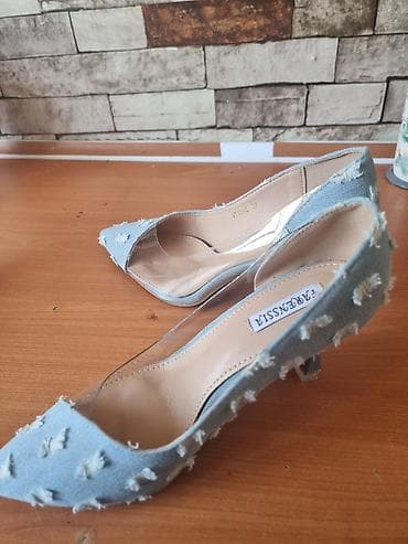 Туфли: FARENSSIA qadın tuflisi - Dizayn: Önü sivri, yanları şəffaf — 3