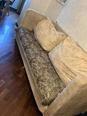 divan: Skandinaviya üslubunda yumşaq mebel dəsti - Tərkib: 2 yastıqlı — 1