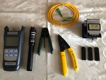 Yeni almışam, az isdifadə olunub, təzə kimidir. Optik gücölçən, lif