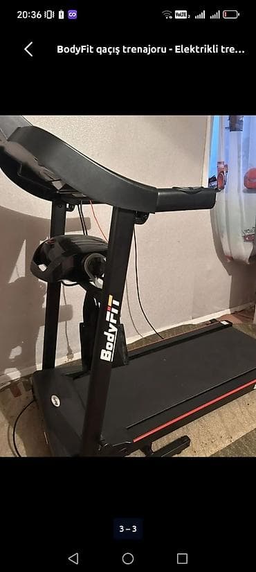 qaci: BodyFit elektrikli qaçış trenajoru - Güclü elektrik mühərriki ilə — 4