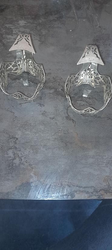 madonna serviz: Məhsul: Metal fincanaltı dəsti (2 ədəd) Təsvir: - Zərif ajiur — 1