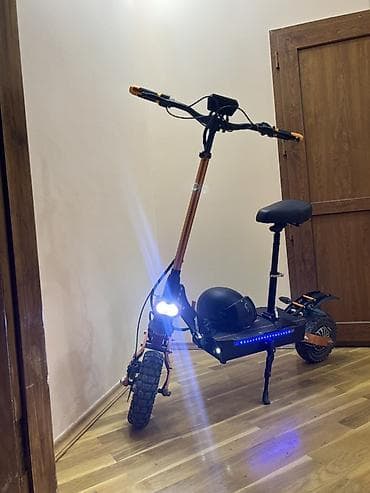 electro gitara: Elektrik skuter – off-road təkərlərlə, oturacaqlı model - Güclü — 1