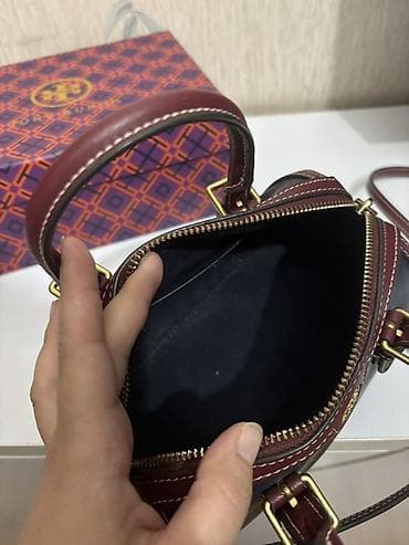 Tory Burch mini çanta - Material: hamar toxumalı dəridən korpus — 3