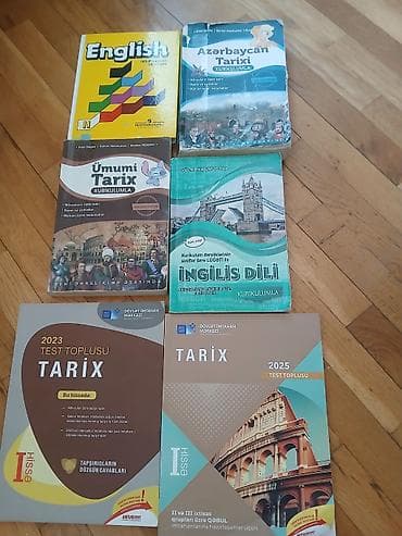Dərslik və test toplusu dəsti – tarix və ingilis dili Məhsulun — 1