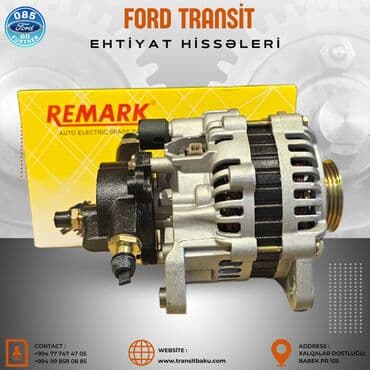 generator: Ford Transit yeni modellere uzbor dinama orijinal REMAK firması ilə — 1