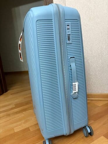 Rukzaklar: Səyahət çamadanı – silikon sərt korpuslu,qırılmayan açıq mavi — 2