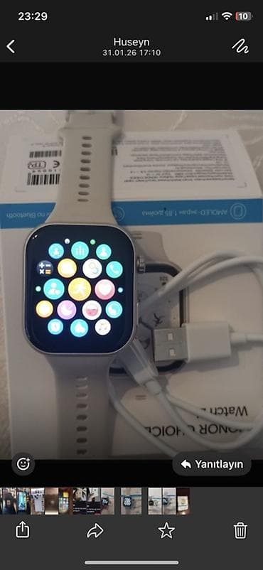 Smart saat, Honor, Sensor ekran, rəng - Boz lalafo.az -da Smart saat, Honor, Sensor ekran, rəng - Boz