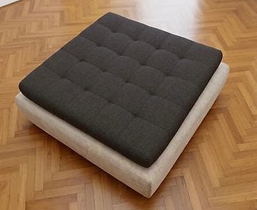 balta: İstikbal firmasının əla keyfiyyətli pufu/ottoman. Ölçülər: 98 × 98 — 2