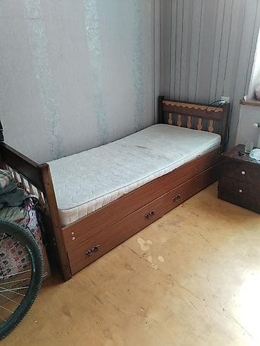 Çarpayılar: Təknəfərlik çarpayı, Matras ilə, Siyirməsiz — 9