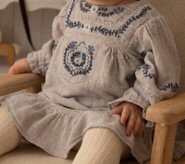 qizlar ucun ketalar: Zara don. 9-12 ay. Kətan materialıdır. Tiftiylənmə mövcuddur — 2