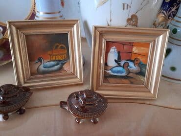 uz sekiller: Almanyadan alinibdir, el isidir, yagli boyayla cekilibdir, cutu 35 — 1