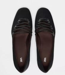 Baletkalar, Zara, Ölçü: 37, rəng - Qara, Yeni