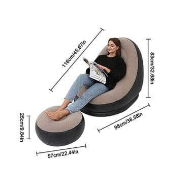 intex kreslo: Hava kreslosu İntex şişmə kreslo Ölçülər: 130 * 99 * 76 sm Hava ilə — 2