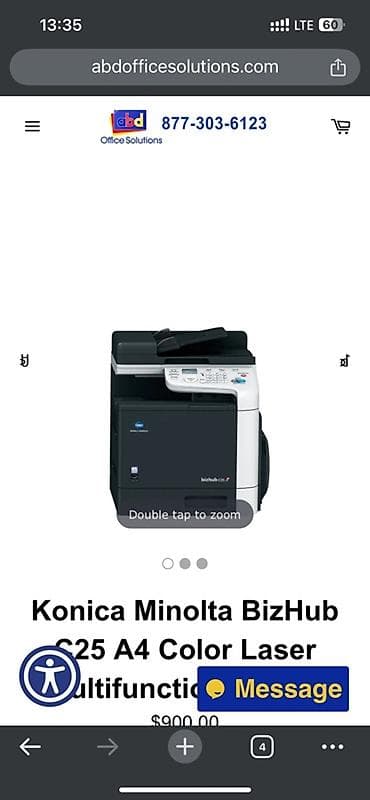 komputer personal: Konica Minolta BizHub C25 – A4 Rəngli Lazer Çoxfunksiyalı qurğu - — 3