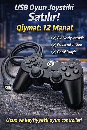 1001 oyunlar: USB oyun pulti - Naqilli bağlantı: USB interfeys (plug-and-play). - — 1