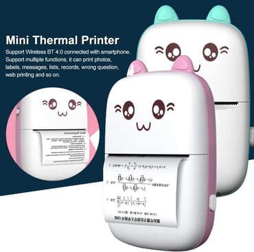 printer rəngi: Printer mini Mini printer Ətraf mühitə uyğun istilik qəbulu printeri — 4