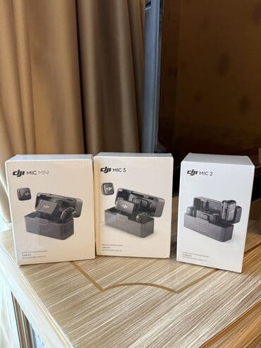 şunurlu mikrafon: Yenidir. Bağlı qutudadır. İstifade olunmayıb. Dji Mic Mini - 300 — 1