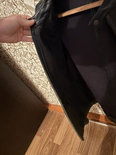 cins pencekler: Мужская куртка, Кожаная, Осенняя, Calvin Klein, L — 6