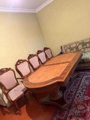 stul stol: ✅Tecili masa 8 stuluyla 220 manata satılır
Gençlik*AFA 9664 — 1