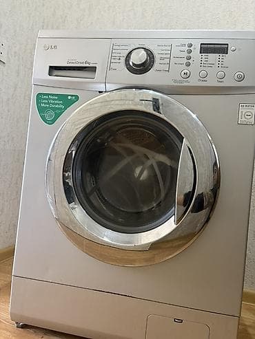 bas masini: Paltaryuyan maşın LG, 6 kq, İşlənmiş, Avtomat, Qurutmasız — 4