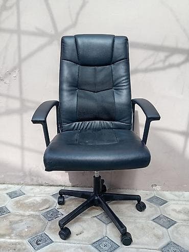 kresloların satışı: Təkərli, Qolları tənzimlənmir, Süni dəri — 1