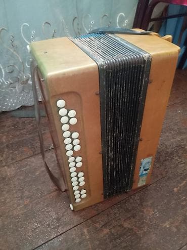 akustik gitar: Məhsul: Köhnə tip düyməli akkordeon (xalq çalğı aləti) Təsvir: - — 2