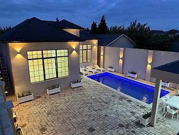 ucuz evlər satış: Müasir həyət evi – geniş həyət və açıq hovuzla .Paket kupca - Həyət — 2