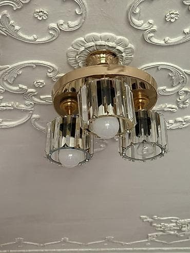 Çılçıraq, 3 lampa, Metal