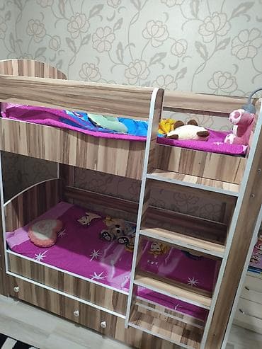 ucuz parcalar: Oğlan və qız üçün, Çarpayı, Matrassız, Siyirməli, Laminat — 2