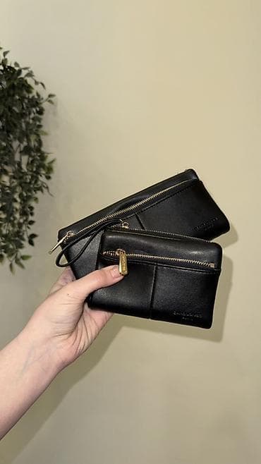 mini cantalar: Məhsul: Qara rəngli çoxfunksiyalı pulqabı/kiçik çanta - Material — 10