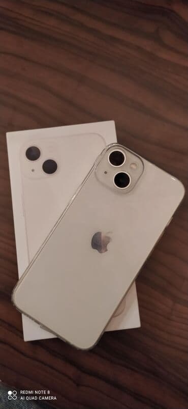 iphone 12 цена в баку: IPhone 13, 128 GB, Ağ, Simsiz şarj — 5