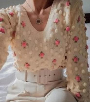 Sviter, Zara, M, rəng - Ağ