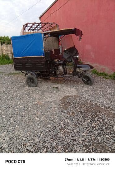 arenda motosikl: Yükdaşıma üçün üçtəkərli motosiklet (moto-üçtəkər) - Ön hissəsi — 5