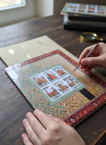 kaybolan yıllar 50 bölüm: QARABAG poçt markalarinda очень редкий альбом с марками и — 1