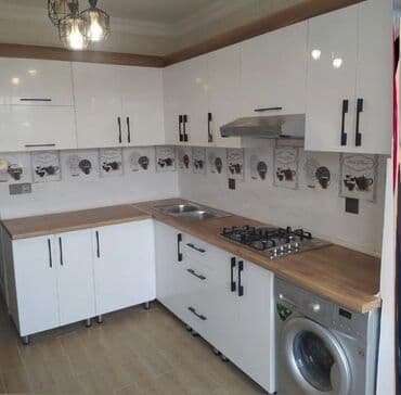 taxta lusturlar: Sifarişlə mətbəx dəsti, Özü çəkən petlələr, MDF, Kredit yoxdur, Pulsuz çatdırılma — 2