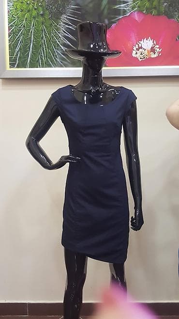 Qadın geyimləri – klassik və elegant modellər - Qara xırda naxışlı — 8