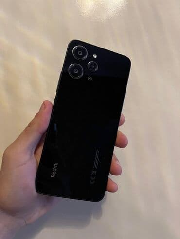 Apple iPhone: Redmi 12, 256 GB, rəng - Qara, Barmaq izi, İki sim kartlı, Face ID — 1