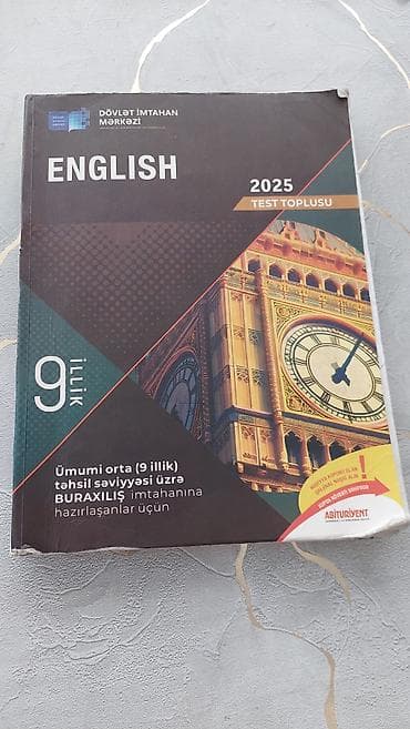 Məhsul: “ENGLISH – 2025 Test Toplusu” (Dövlət İmtahan Mərkəzi)