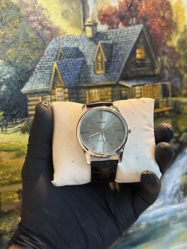 kişi çantasi: Yeni, Qol saatı, Casio, rəng - Gümüşü — 2